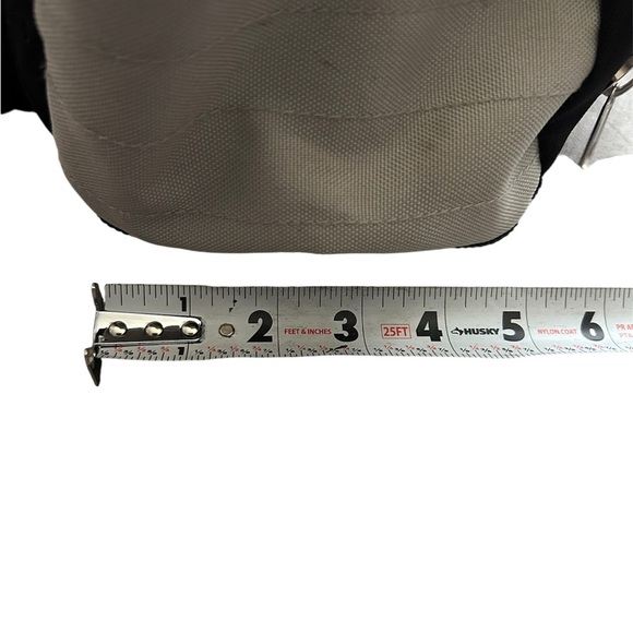 Shark Design Backpack - Black and Gray School Book Bag 2 Large Zip Compartment - Picture 5 of 8